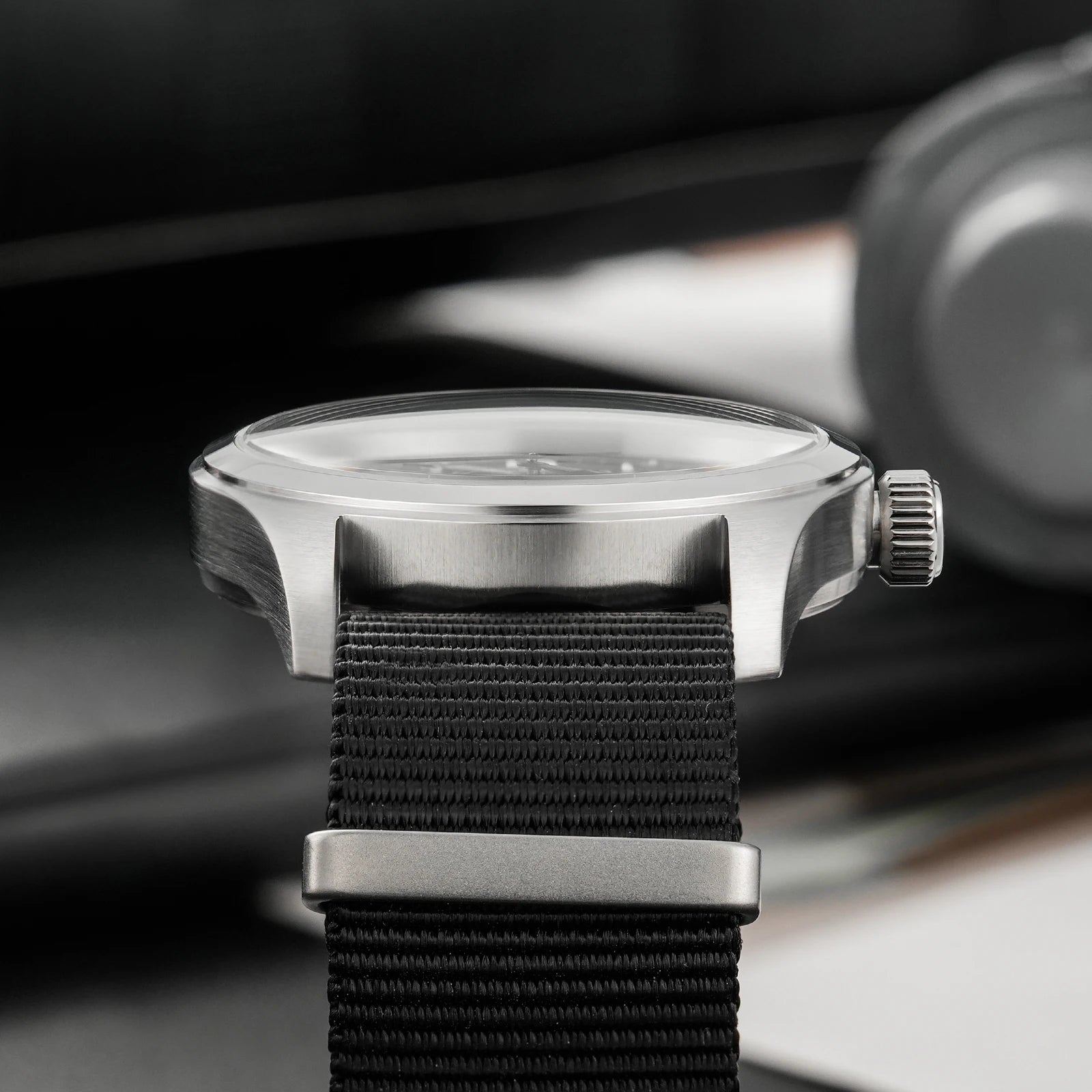 Militado ML Vintage Black Watch VH Sweep Quartz - Product Image 10