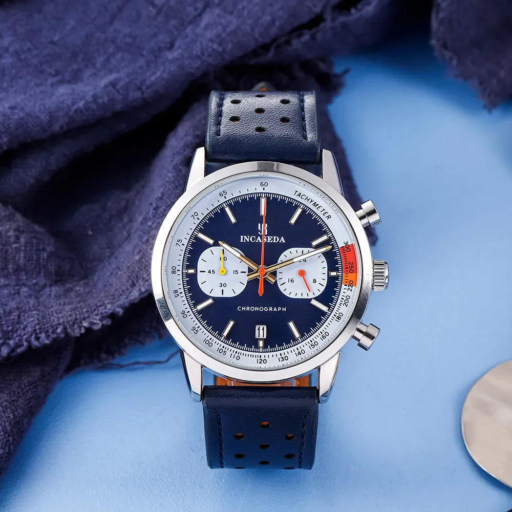 INCASEDA Watch Timing Code Quartz Watch Multi - Luxury Watch with precision timepiece