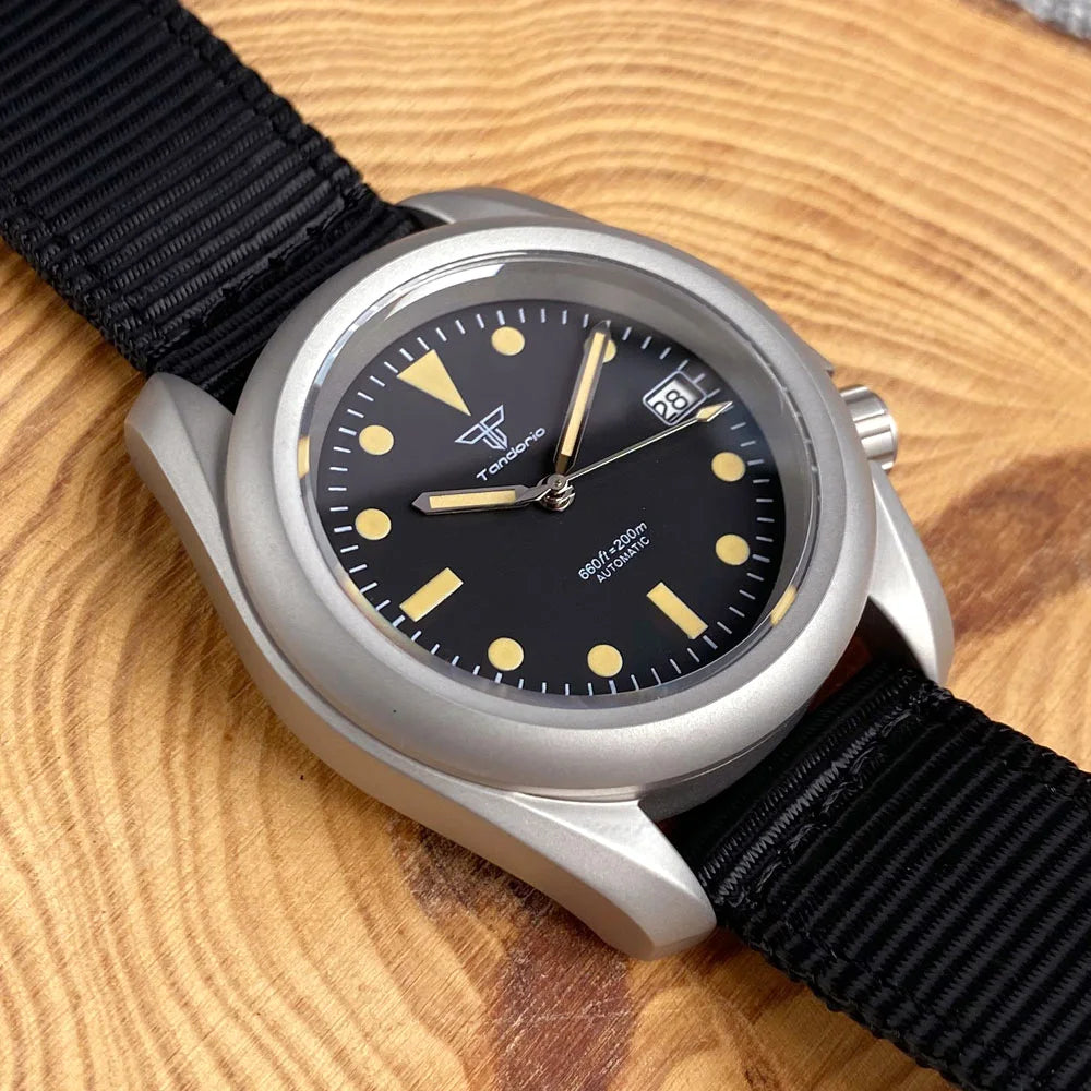 Tandorio Black MOP Shell Dial Lume mm NHMechanical - Product Image 14