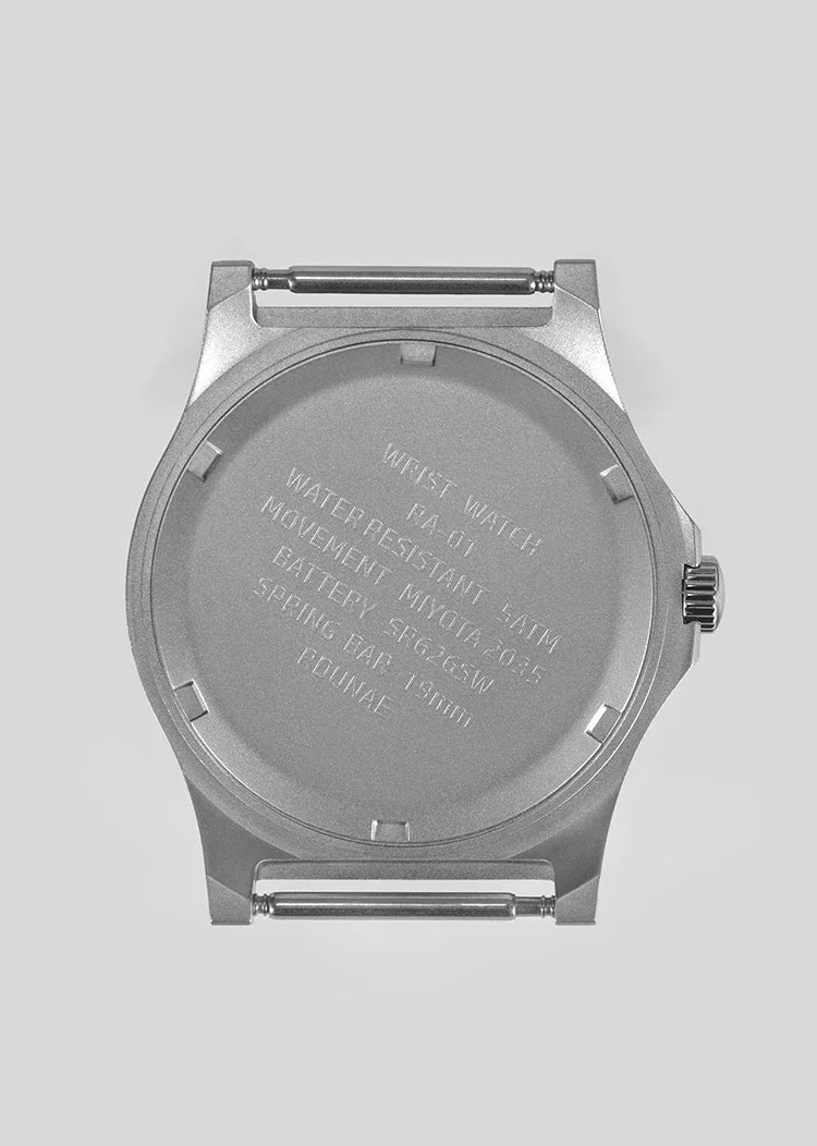 RDUNAE RA Quartz Watch Retro Military L Stainless - Product Image 14