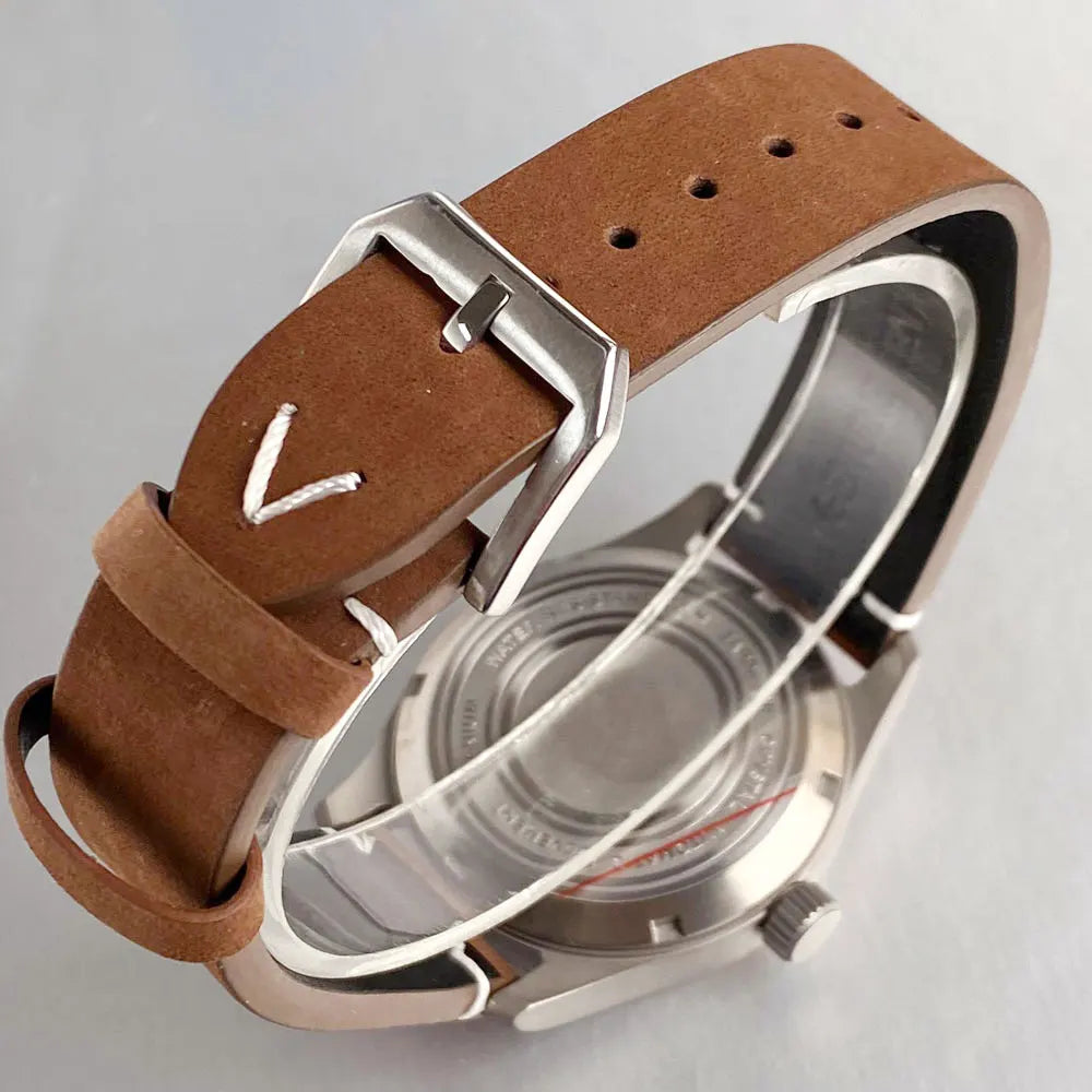 Tandorio mm Titanium Case Titanium Hands Pilot - Product Image 2