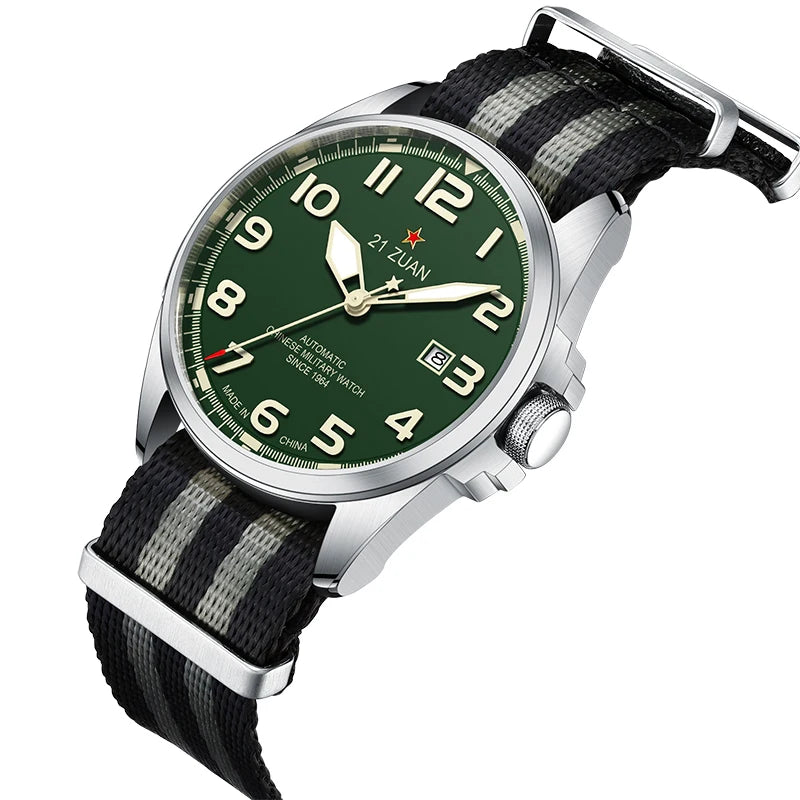 SEA-GULL Automatic Mechanical Watch Military Style - Product Image 2