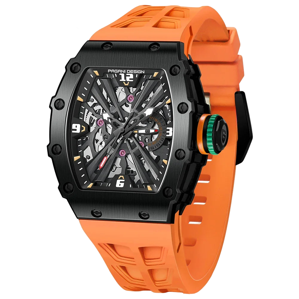 vastara - titanedge tonneau quartz watch watch 15 - casual unisex timepiece with chronograph (USA)