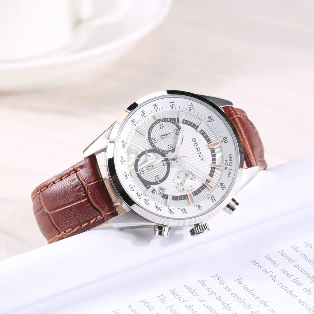 vastara berny 's multifunction chronograph luminous cool sports watch 5 - sports unisex timepiece with chronograph (USA)