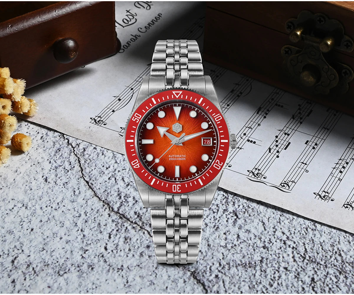 San Martin ./mm Enamel Sunburst JianZhan Dial - Product Image 12