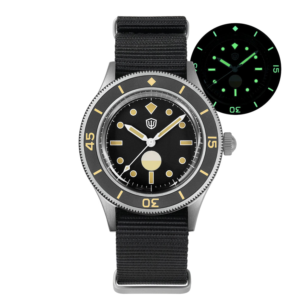 watchdives wd50ti titanium automatic dive watch 300m nh35 men’s mechanical watch sapphire ceramic bezel super luminova c3