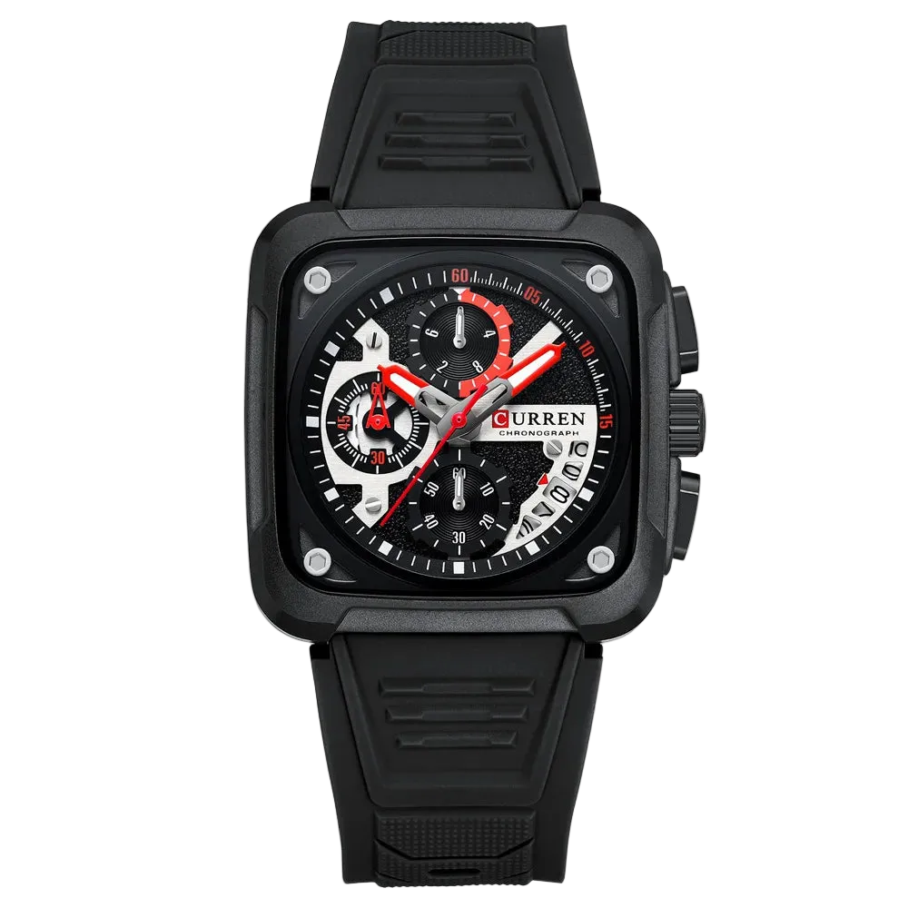 vastara 's es square original luminous chronograph for relogio watch 30 - classic unisex timepiece with chronograph (USA)