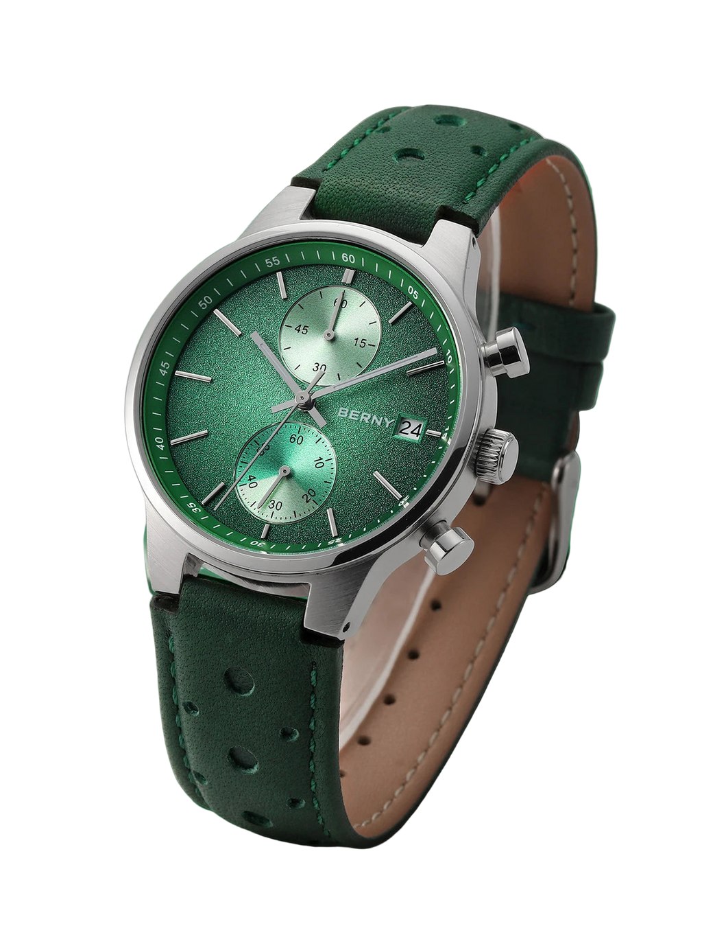 vastara - men's chronograph watch with luminous display watch 6 - casual unisex timepiece with chronograph (USA)