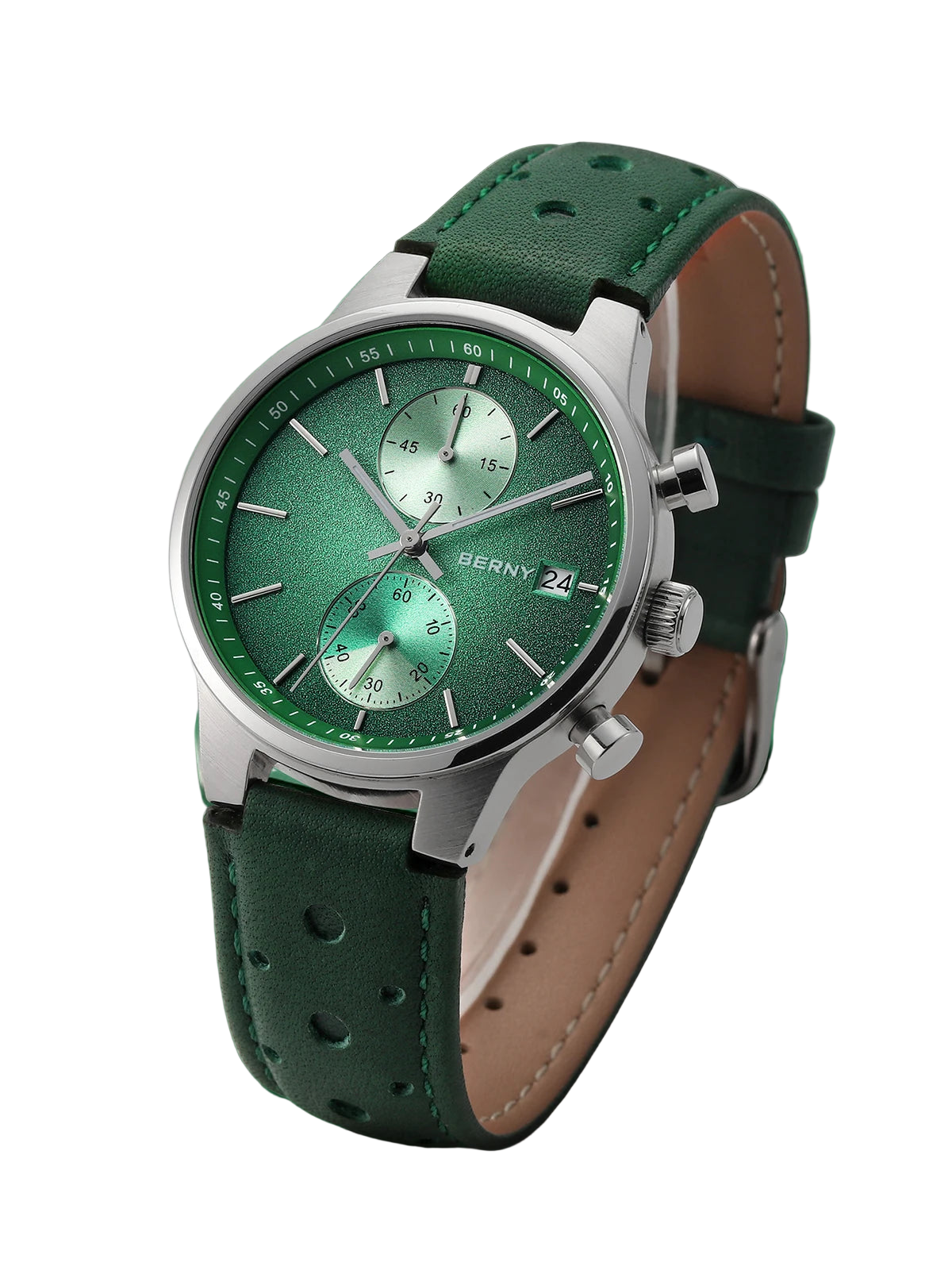 vastara - men's chronograph watch with luminous display watch 6 - casual unisex timepiece with chronograph (USA)