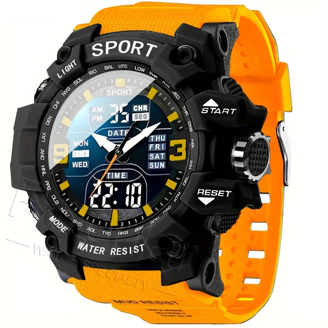 vastara 's and 's sports es, tactical hands, large dial,, illuminated timer, alarm clock watch 5 - sports unisex timepiece