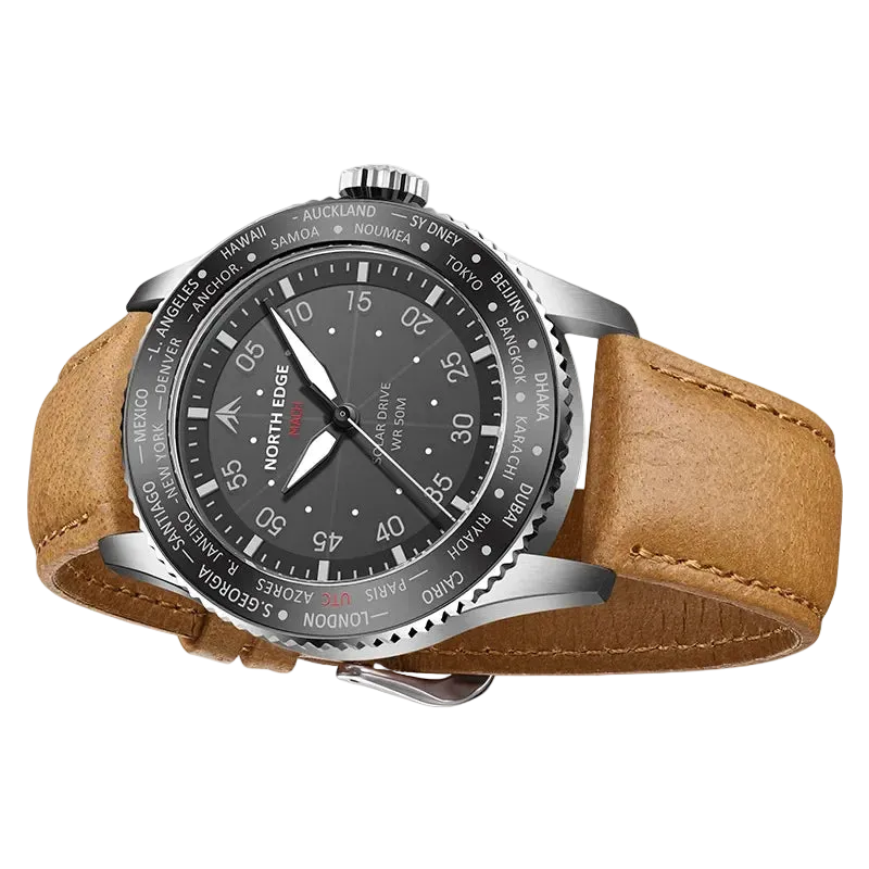 NORTH EDGE Solar Powered Quartz Watch Men MACH - Product Image 3