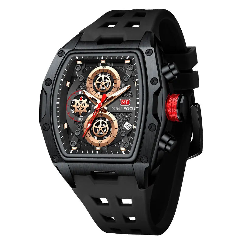 vastara chronograph mini focus blue military sport watch watch 17 - classic unisex timepiece with chronograph (USA)