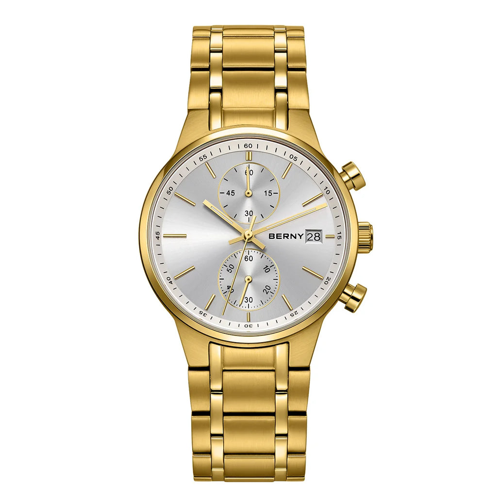 vastara - men's chronograph watch with luminous display watch 24 - casual unisex timepiece with chronograph (USA)