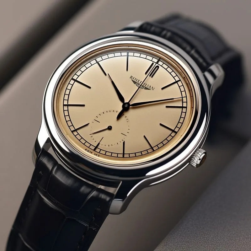 Men Fashion Retro Leather Watch Quartz Analog - Product Image 6