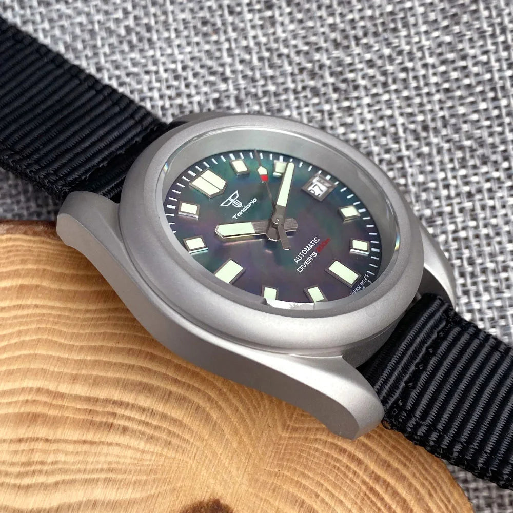 Tandorio Black MOP Shell Dial Lume mm NHMechanical - Product Image 3