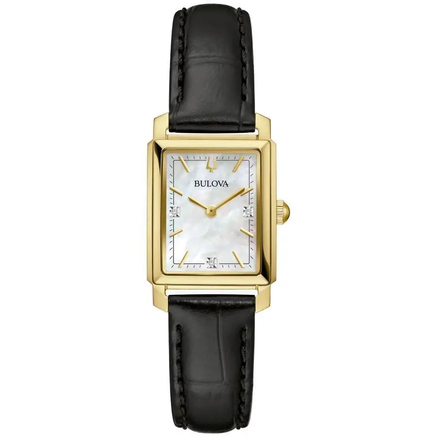 Bulova | Sutton Quartz Diamond White Mother Pearl - Quartz Watch with precise quartz movement