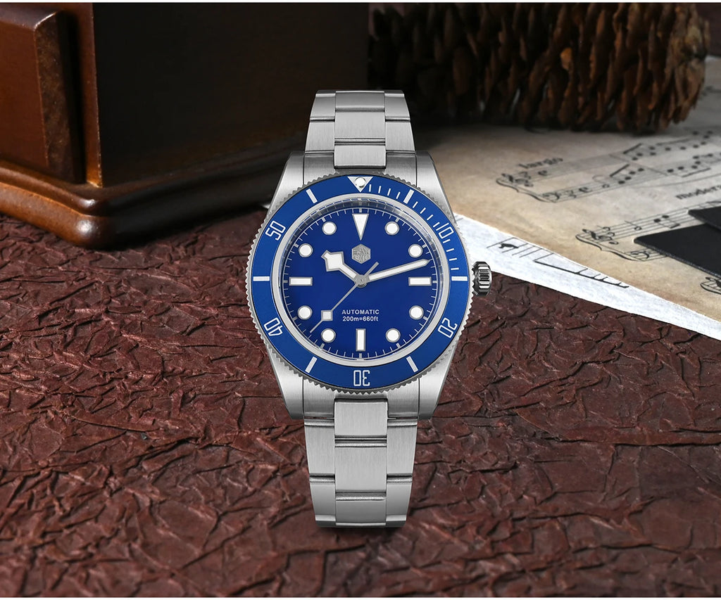 San Martin mm Retro Luxury Diver Watch NH - Product Image 15