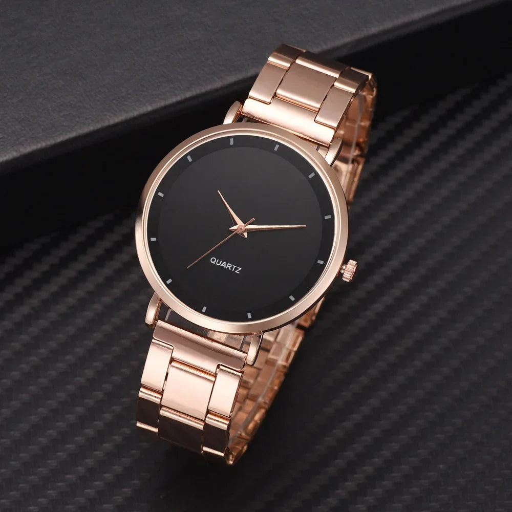 VASTARA vastara rose gold women’s luxury watch – fashion business unisex timepiece - stainless steel stainless steel watch