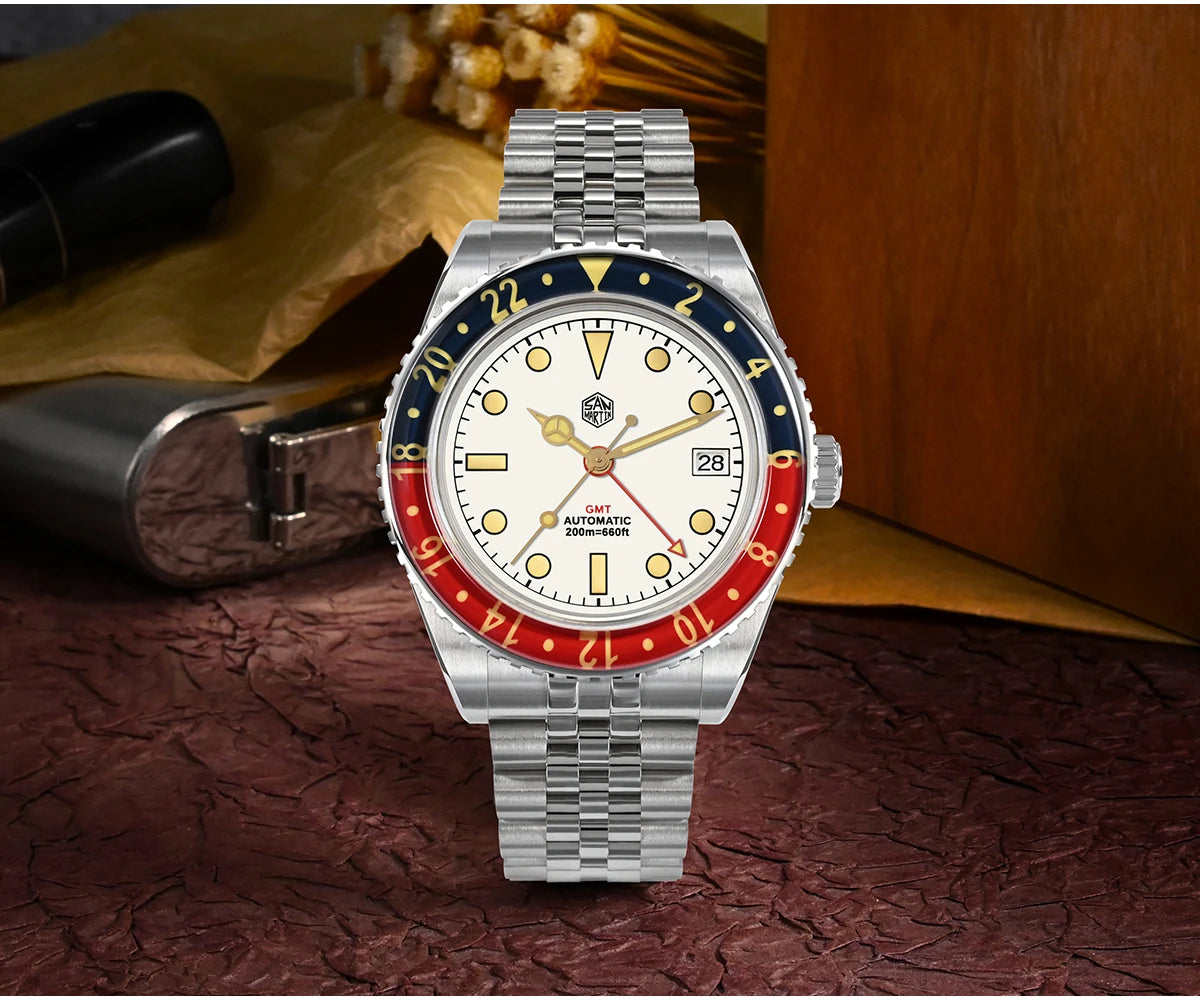 San Martin mm NH GMT Diver's Watch Men Sapphire - Product Image 13