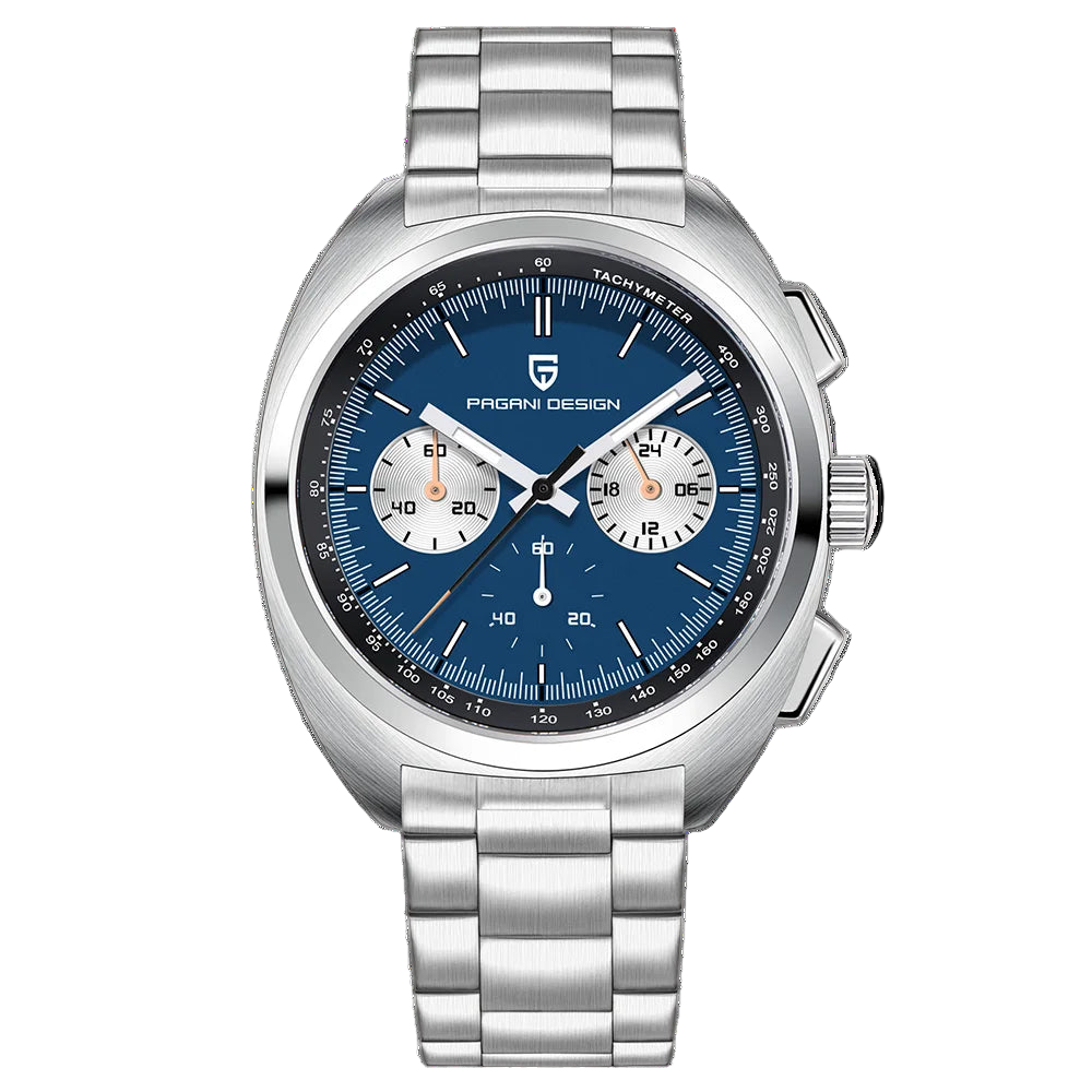 vastara luxury men’s chronograph – sapphire stainless steel watch 29 - casual unisex timepiece with chronograph (USA)
