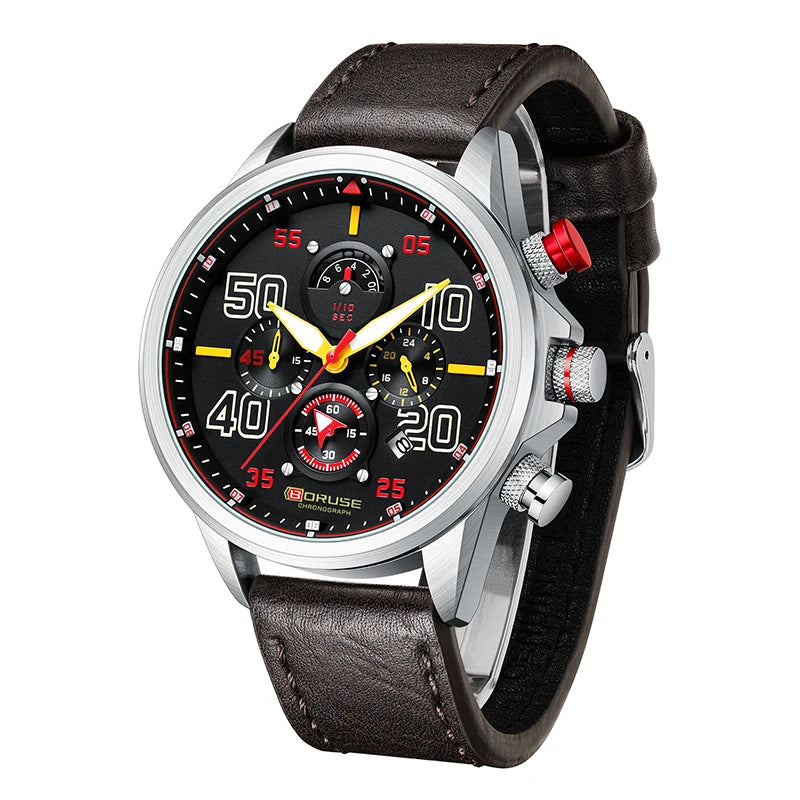 vastara fashion mens sports watches luxury men business watch 8 - casual unisex timepiece with chronograph (USA)