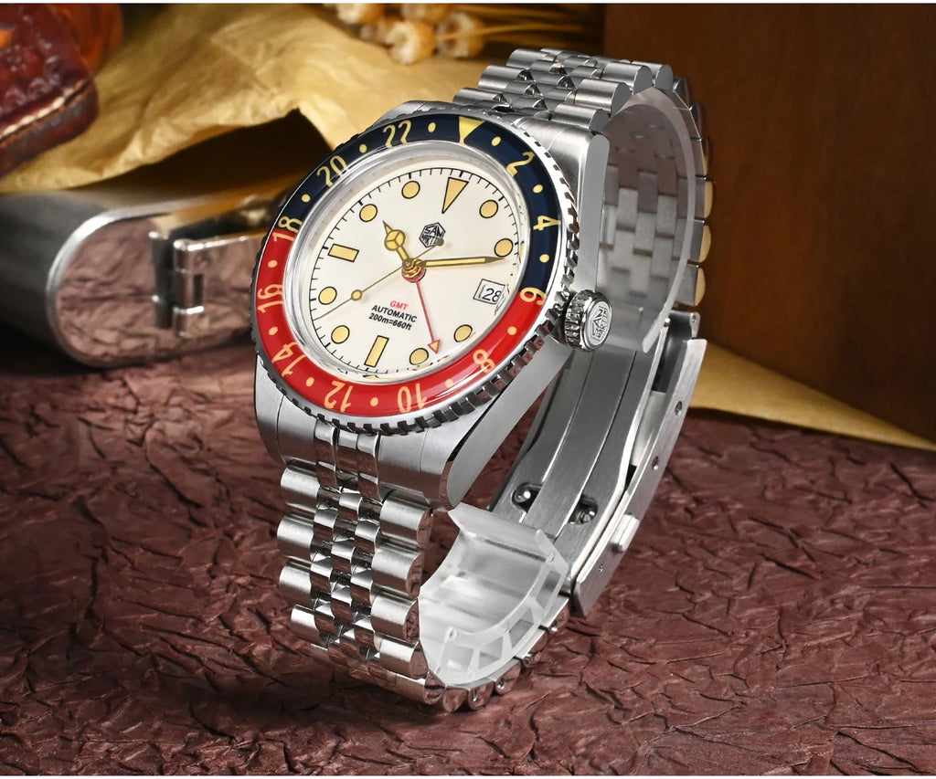 San Martin mm NH GMT Diver's Watch Men Sapphire - Product Image 14