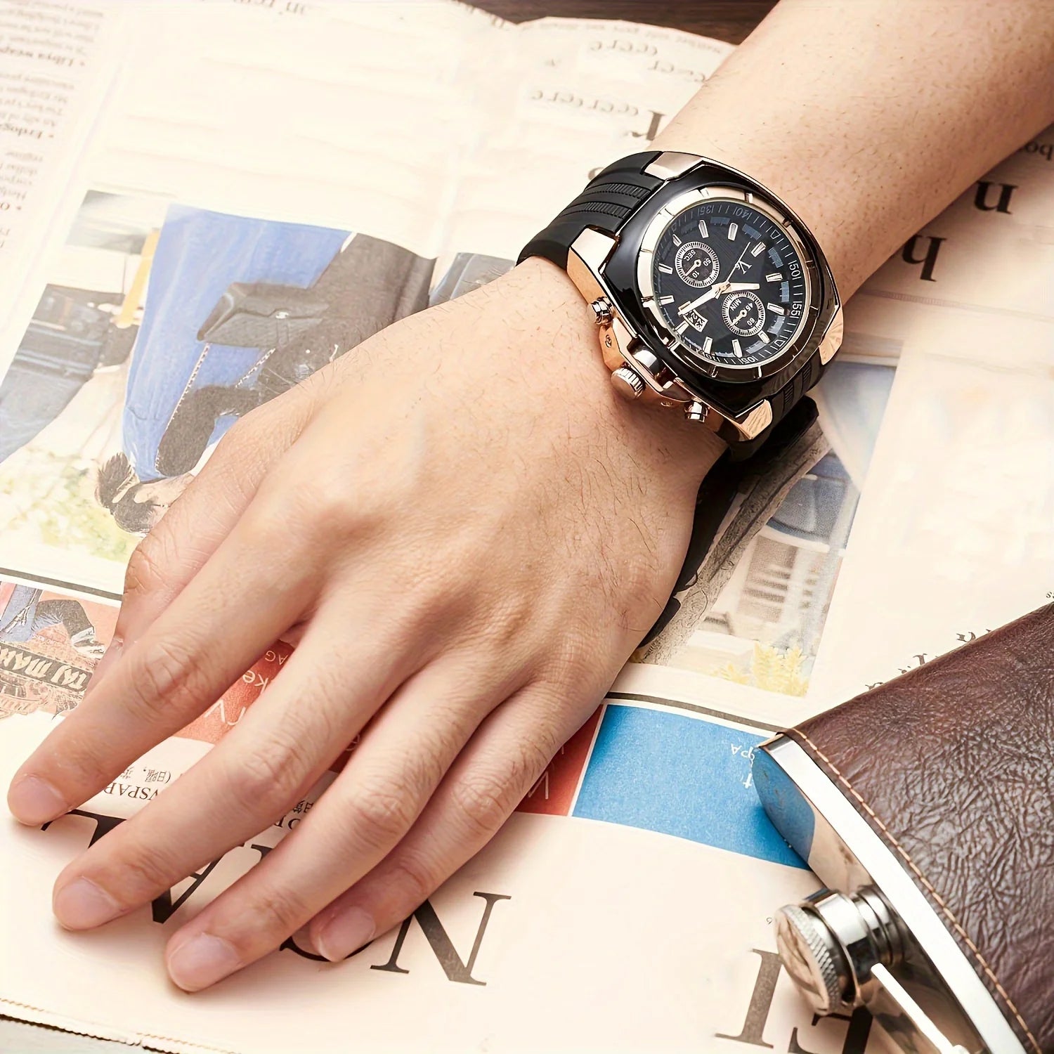 VASTARA vastara multifunction men’s watch unisex timepiece - stainless steel stainless steel watch (USA)