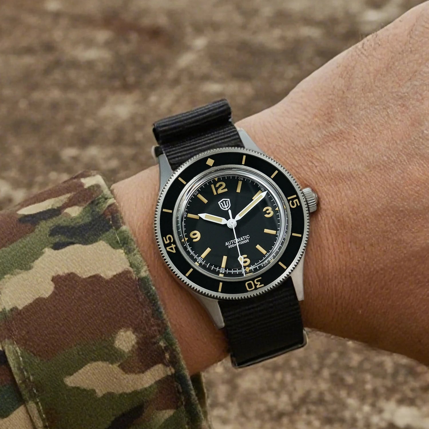 VASTARA watchdives wd50ti titanium automatic dive watch 300m nh35 men’s mechanical watch sapphire ceramic bezel super