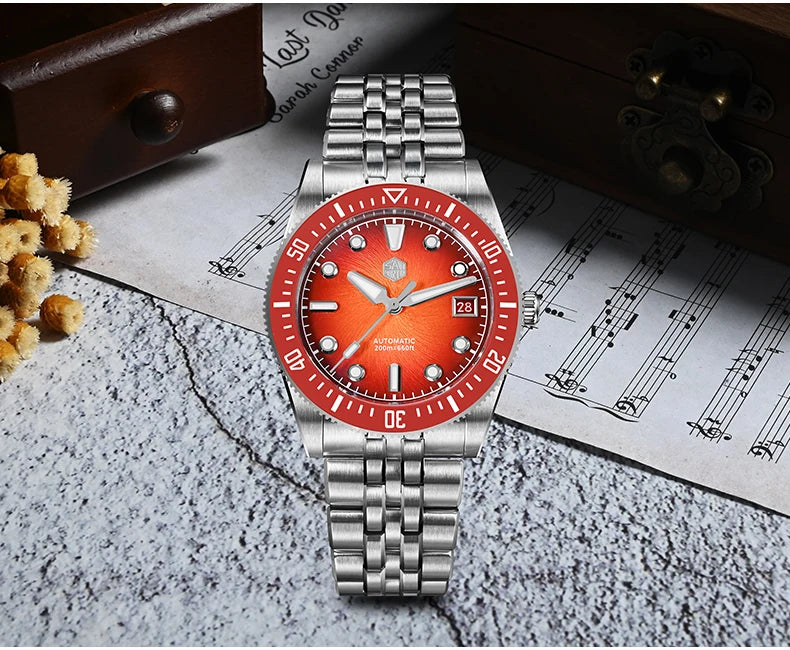 San Martin Men Diver Watch Automatic Mechanical - Product Image 3