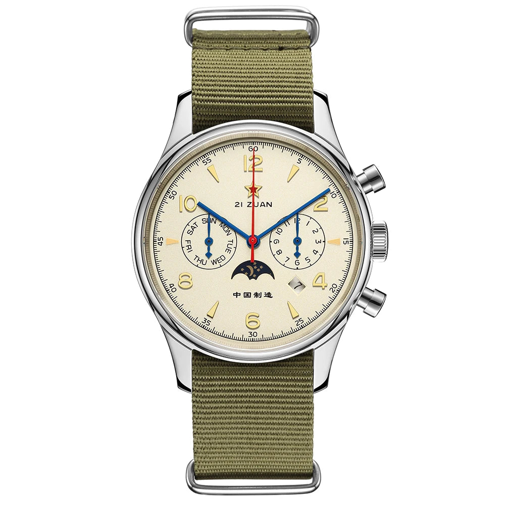 vastara seakoss 1963 with seagull st1654 24h-hour display air force pilot calendar watch 8 - classic unisex timepiece with