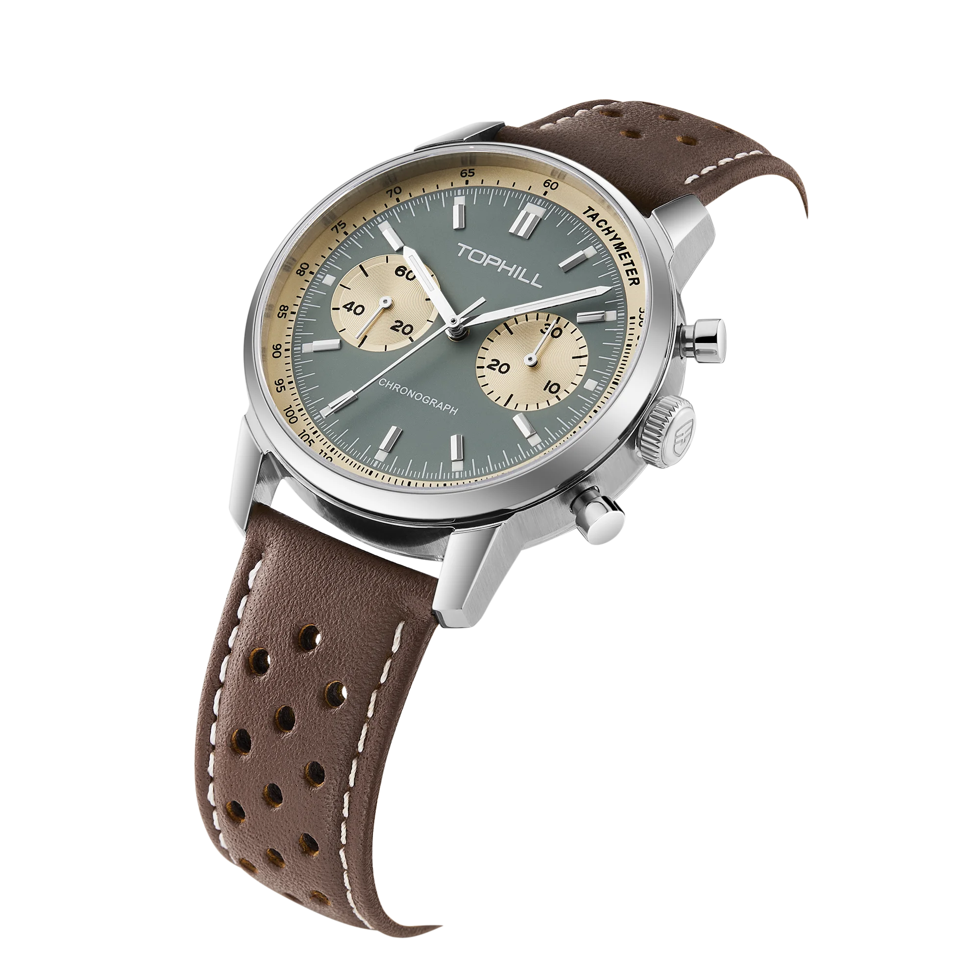 TOPHILL Chronograph Watch Racing Watch Seagull - Product Image 4