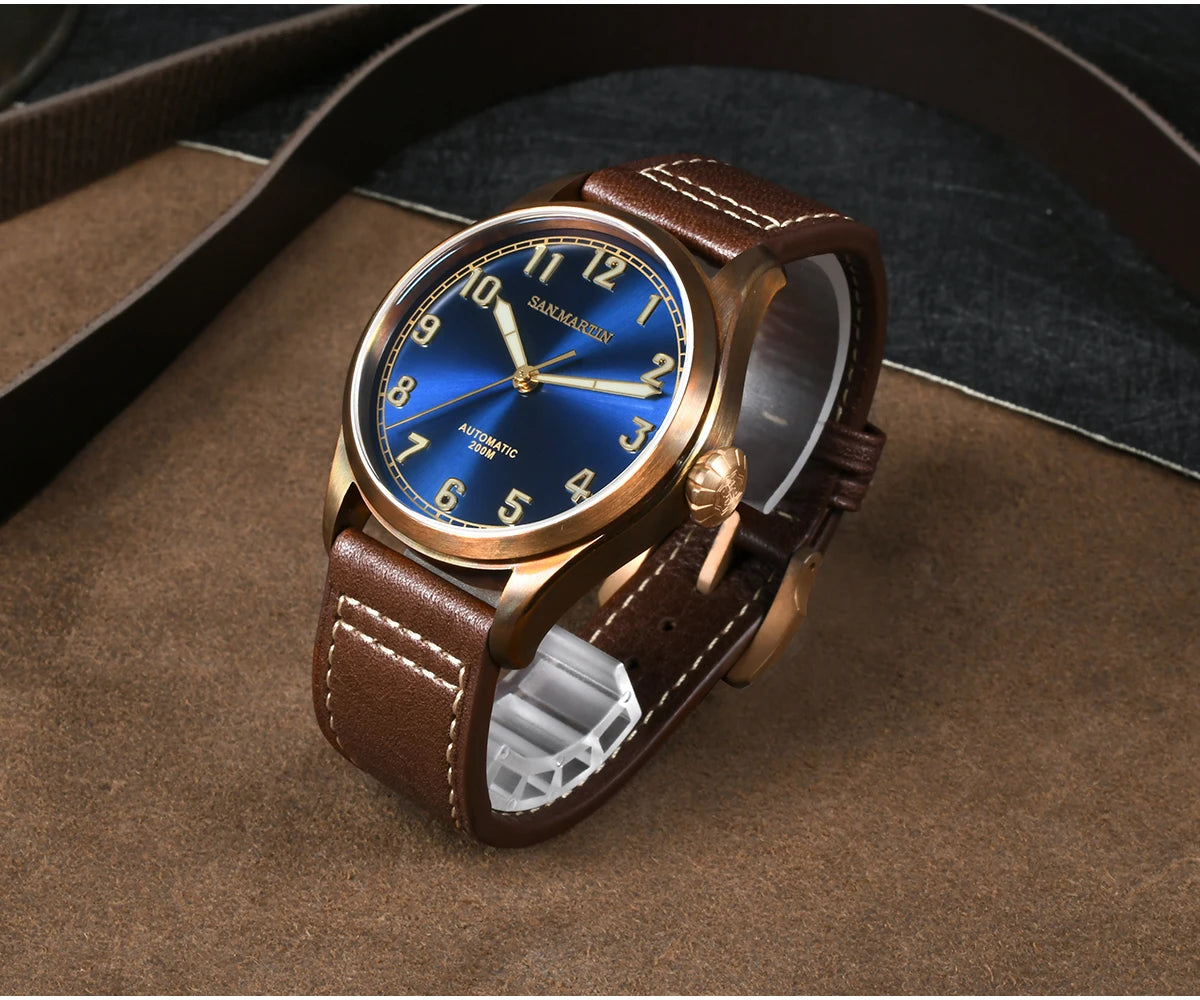 San Martin mm Retro Men Diver Watch CuSn Bronze - Product Image 12