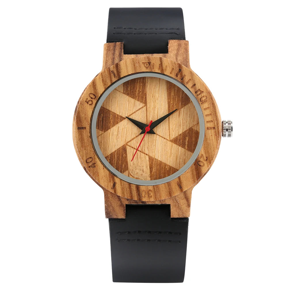 Wooden/Bamboo Watch Case Women's Wristwatch Quartz - Product Image 32