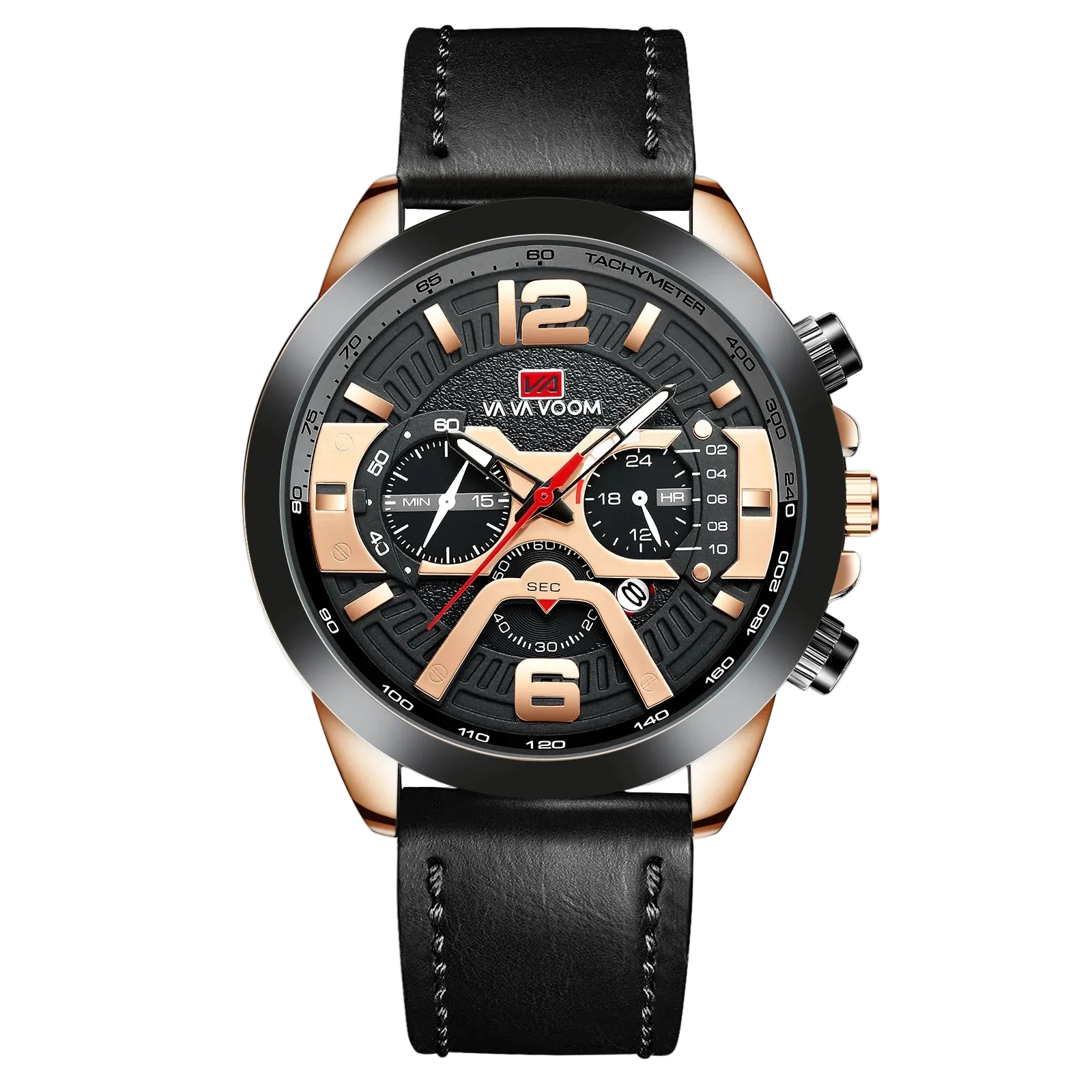 Pilot Calendar Quartz Men Wristwatch Chronograph - Product Image 20