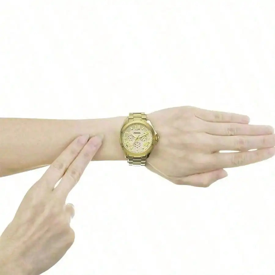 vastara - fossil woman watches quartz watch scratch resistant glass watch detail - quartz movement movement, stainless