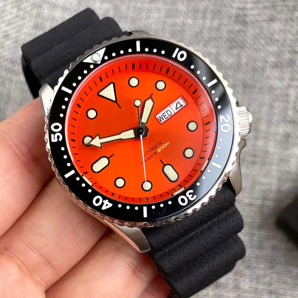 mm Tandorio NHA ATM Auto SKX Men Black Diver Watch - Product Image 40