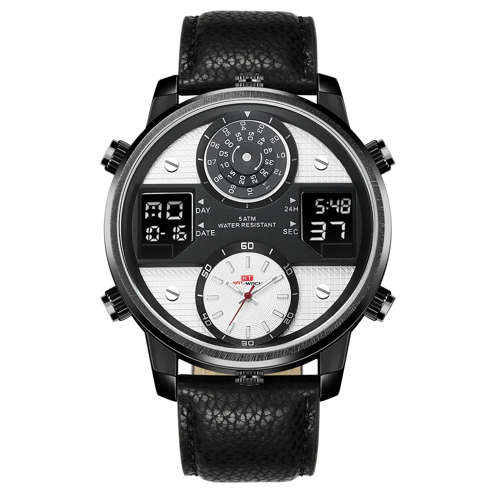 Minimalist Men's Watch - Triple Movement Quartz - Luxury Watch with precision timepiece