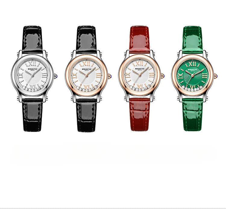 Luxury Fashion Women Watch Set Colourful PU - Product Image 14