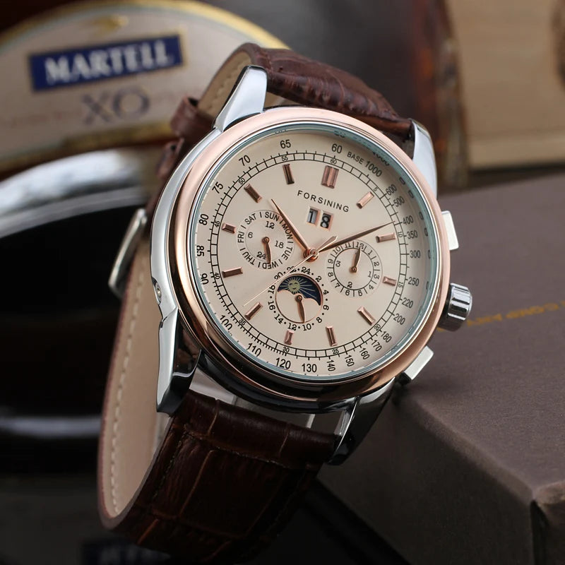 vastara genuine leather sapphire 2024new with sapphire technology watch detail - reliable movement, stainless steel,