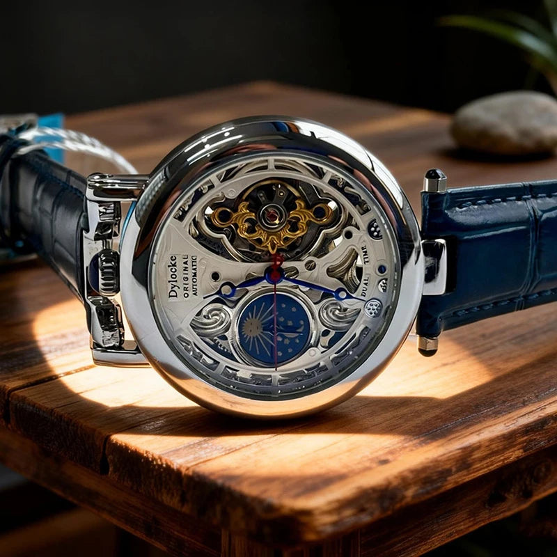  Luxury Moon Phase Men's Watches Original - Product Image 6