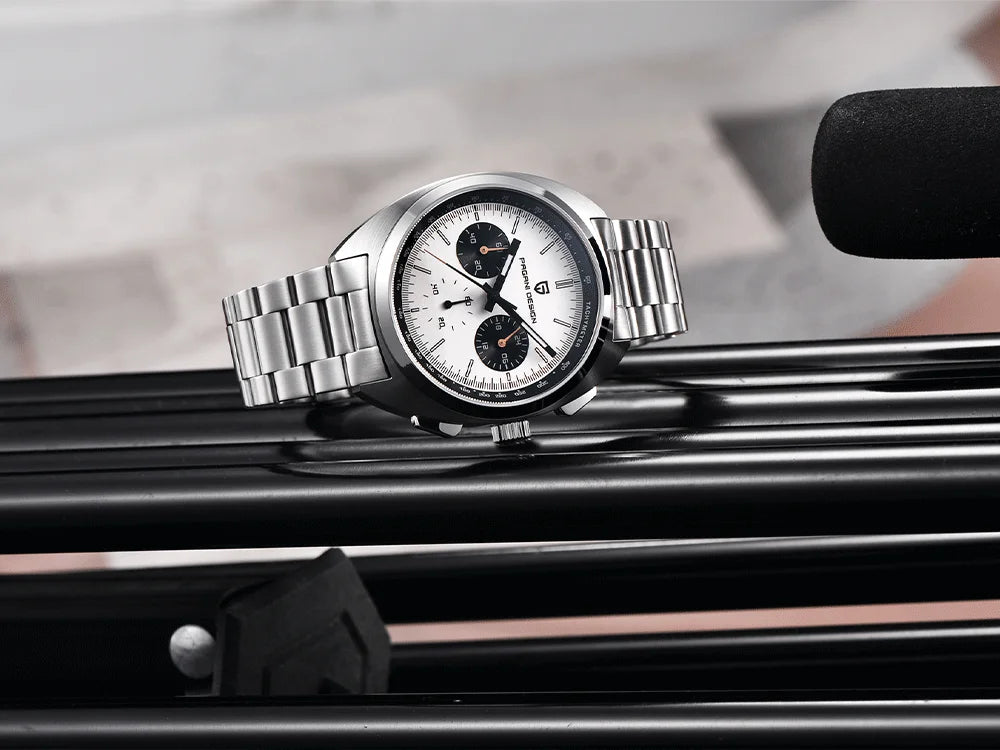 vastara luxury men’s chronograph – sapphire stainless steel watch 20 - casual unisex timepiece with chronograph (USA)