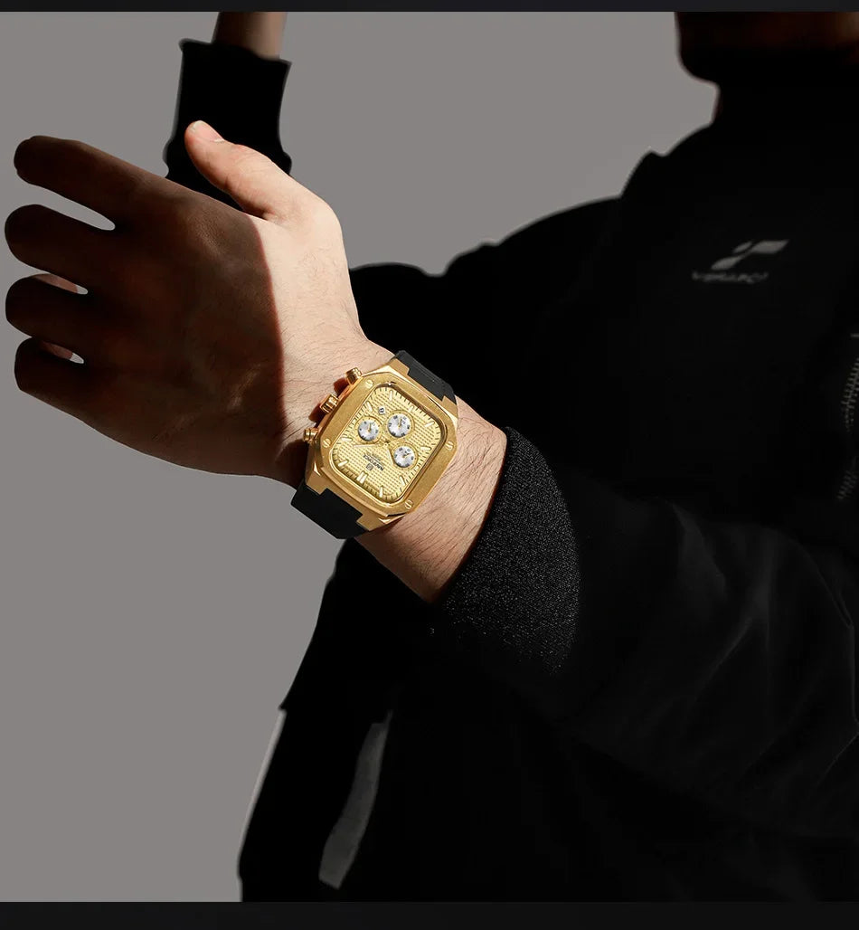 unisex business watch vastara naviforce sport original army business chronograph military clock gift 8037 - business