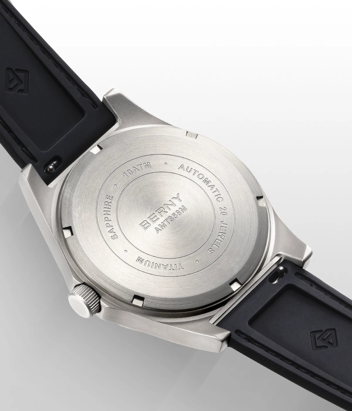 vastara berny full titanium super luminous with sapphire st1731 watch 47 - classic unisex timepiece with stainless steel