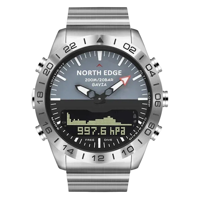 NORTH EDGE Men Dive Sports Digital watch Mens - Luxury Watch with precision timepiece