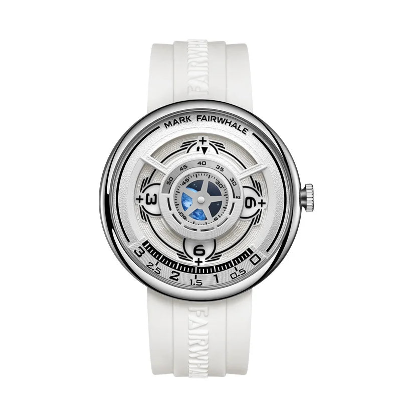 unisex minimalist watch vastara - mark fairwhale luminous sport quartz watch - daily wear timepiece with neutral dial (USA)