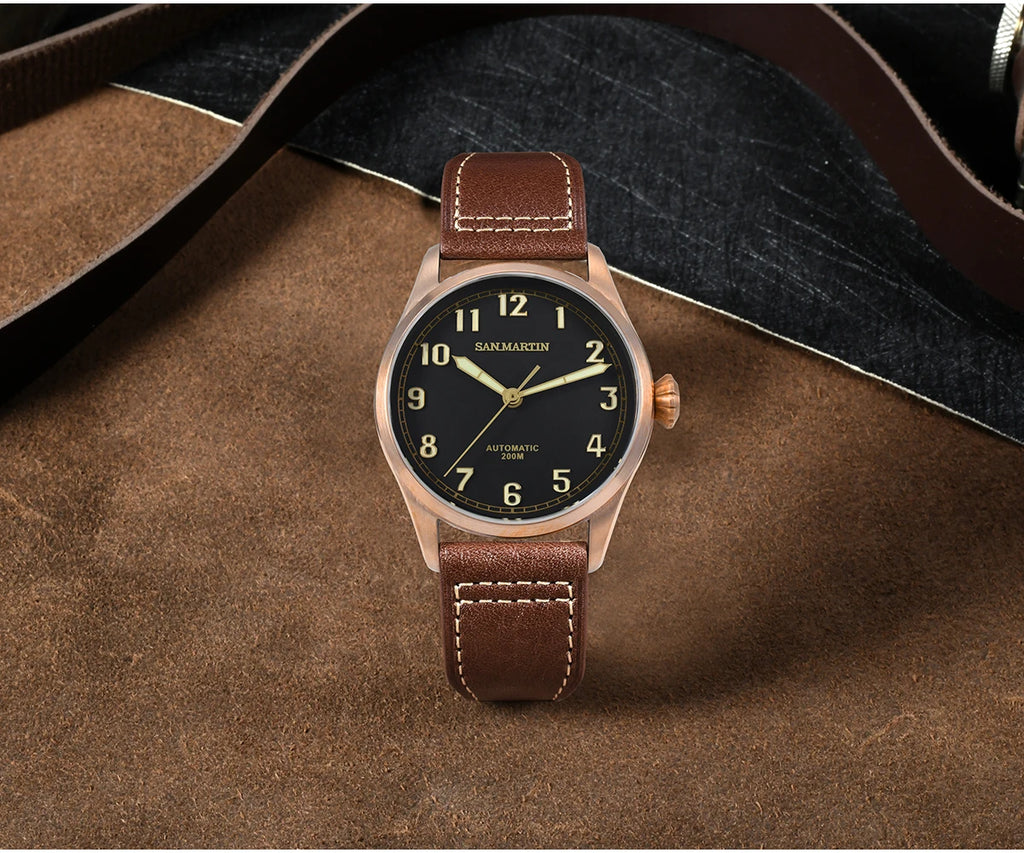 San Martin mm Retro Men Diver Watch CuSn Bronze - Product Image 9