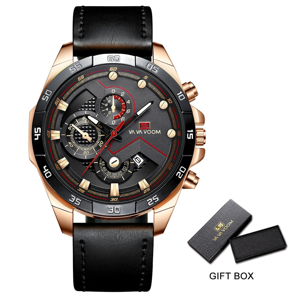 2023 New Arrival Pilot Series Moderno Speed Watches Mens Sport Reloj Hombre Male Para Military Army Leather Wrist Watch Fo...