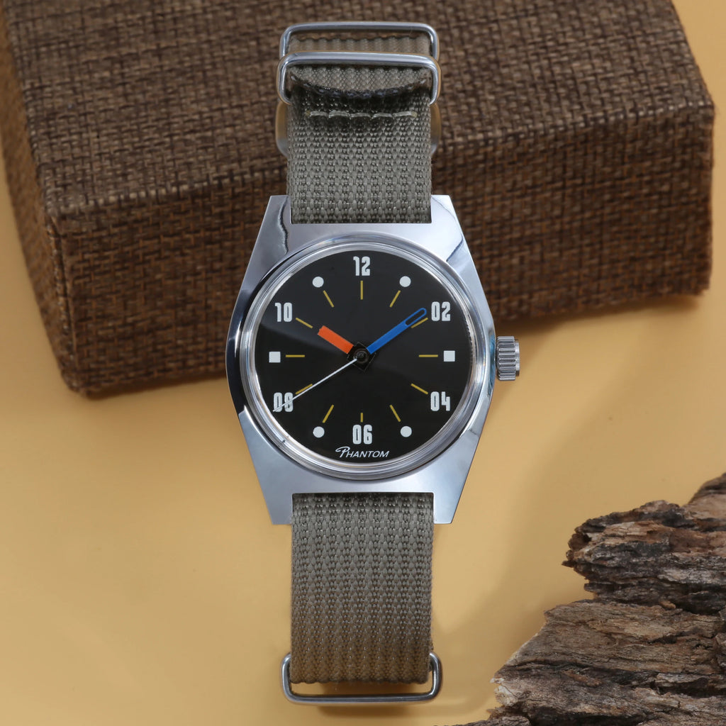 vastara 7120 hand wind 36mm retro business watch 19 - business unisex timepiece with stainless steel (USA)