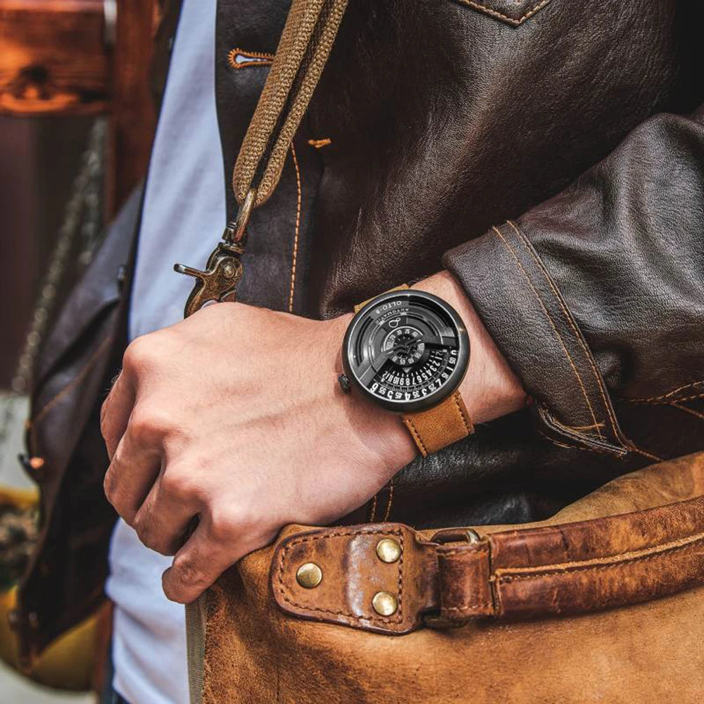 unisex sports watch vastara olto-8 edition wristes sports 46mm stainless steel luminous clocks - sports timepiece with white