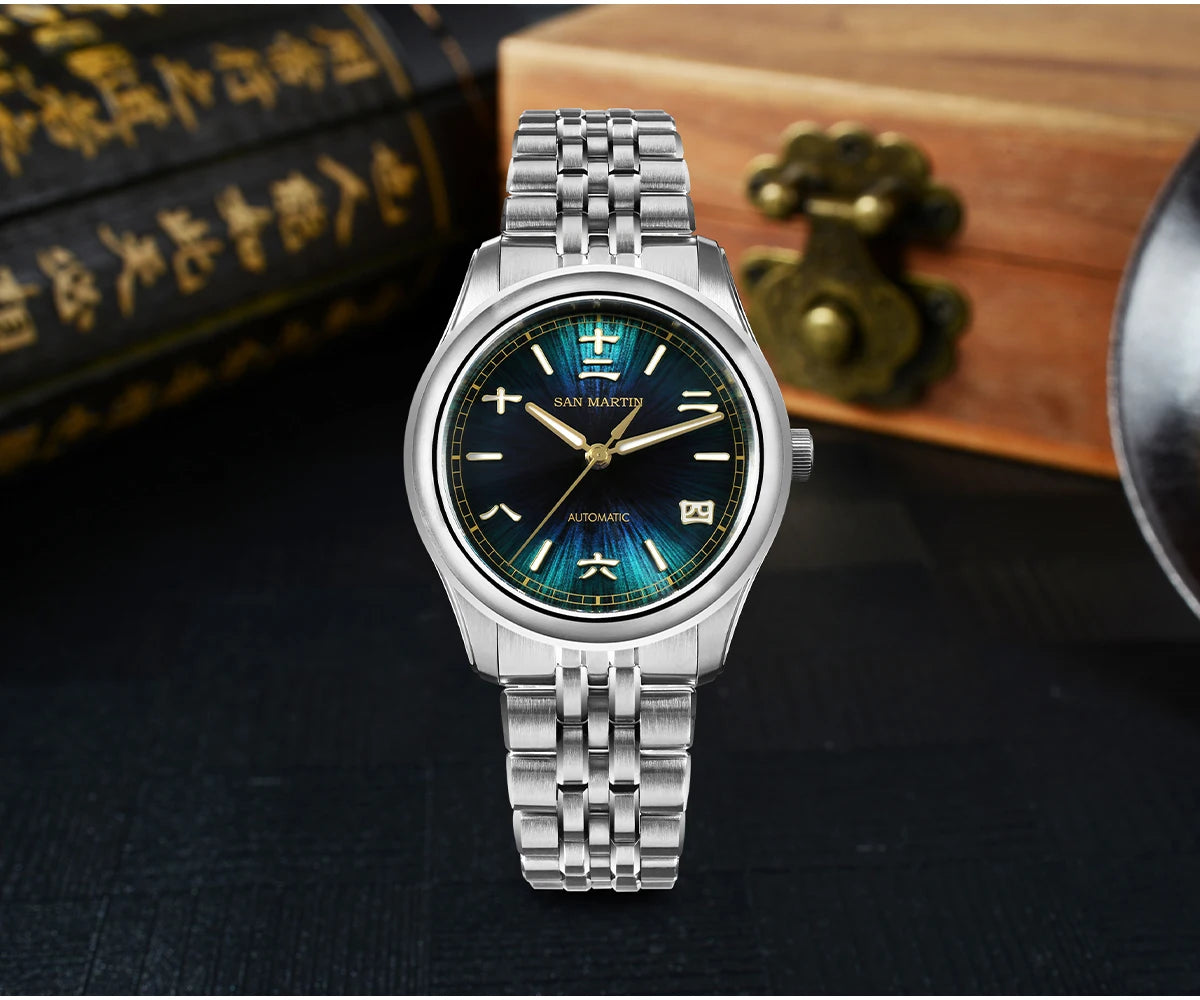 San Martin mm Gada Watch Chinese Style Original - Product Image 9